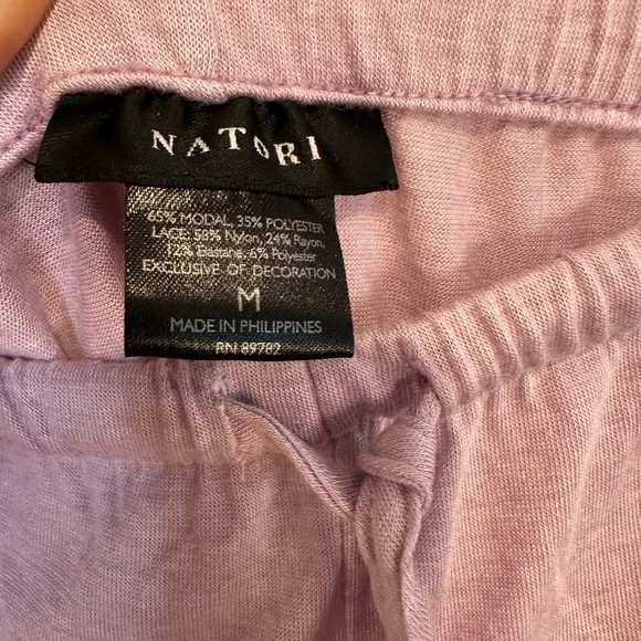 Natori Lilac Sleepwear with Lace Detail - Picture 5 of 7